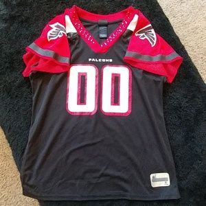 Cute bling collar Falcons jersey